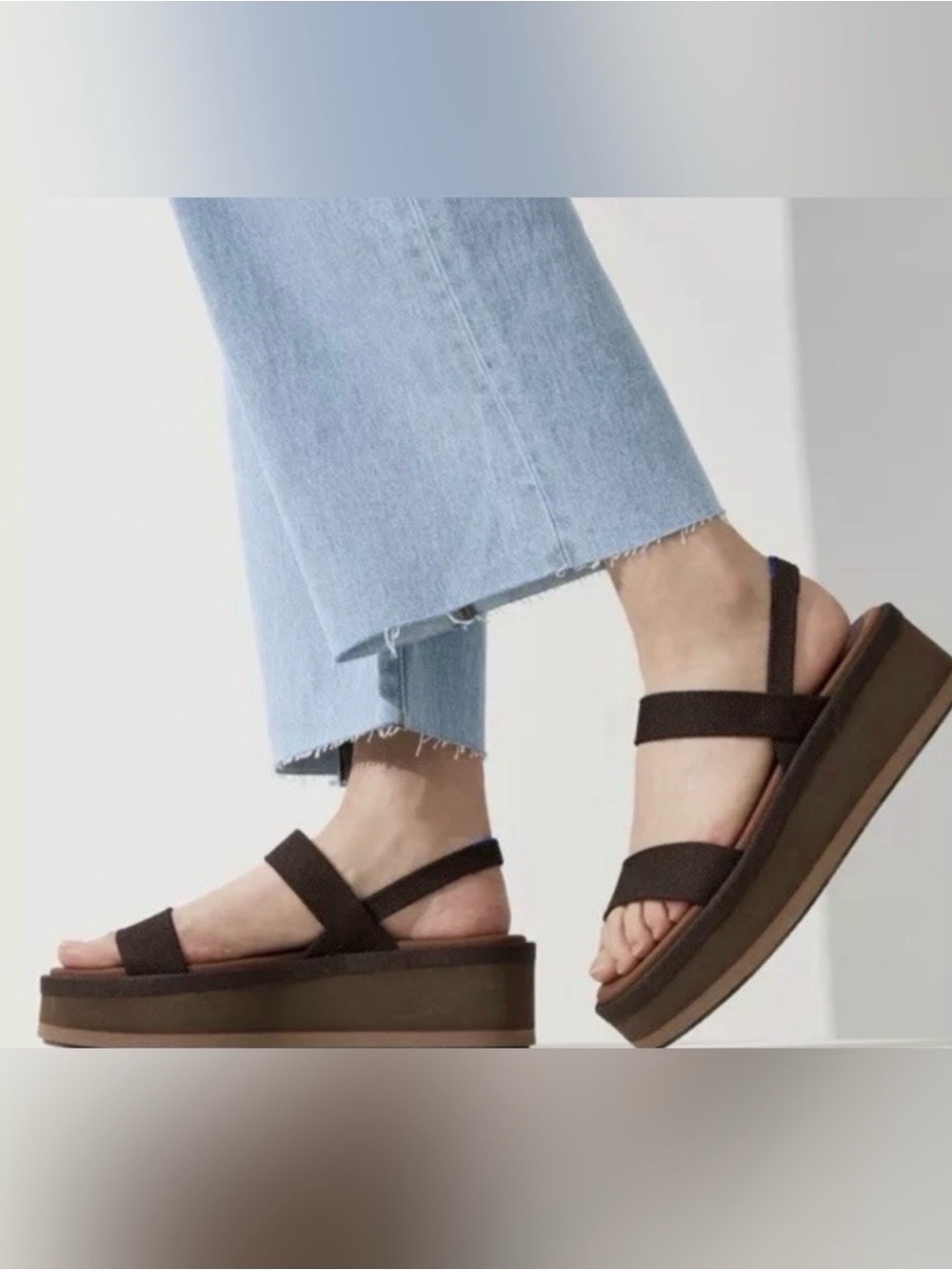 Rothy’s Lightweight Wedge Sandals in Cardamom Women’s Size 11 New